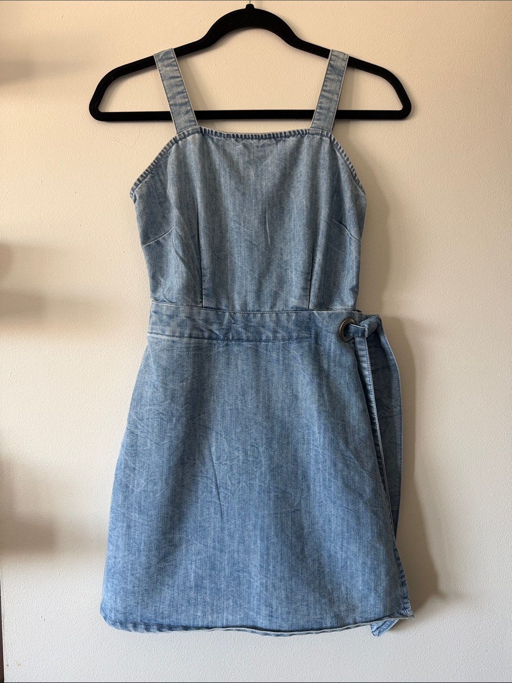 Sincerely Jules|Light Blue Chambray Denim Skort Dress|Small|EUC